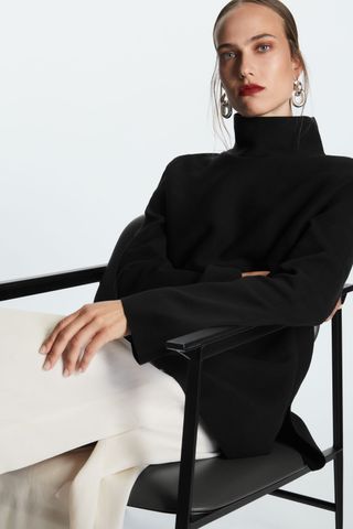 COS + A-Line Roll Neck Top