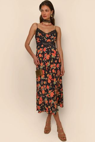 Rixo + Amora Silk Dress