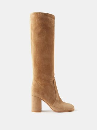 Gianvito Rossi + Dillon 45 Suede Knee-High Boots