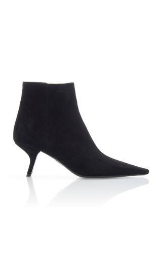 Prada + Suede Ankle Boots