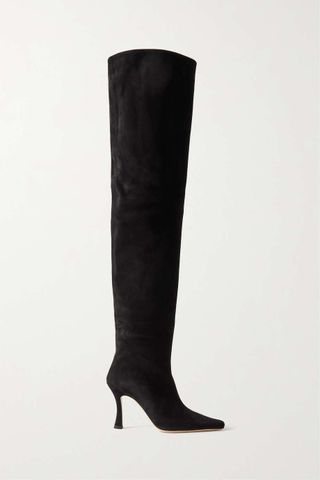 Staud + Cami Suede Over-the-Knee Boots
