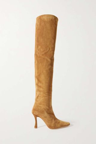 Staud + Cami Suede Over-the-Knee Boots