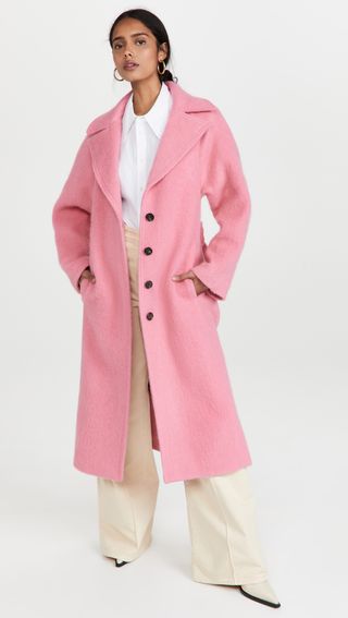 Victoria Victoria Beckham + Brushed Wool Coat