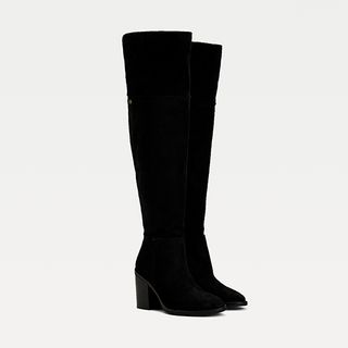 Tommy Hilfiger + Suede Over-the-Knee Boots