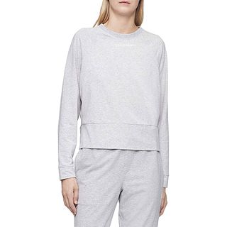 Calvin Klein + Reconsidered Comfort Long-Sleeve Lounge Sweatshirt