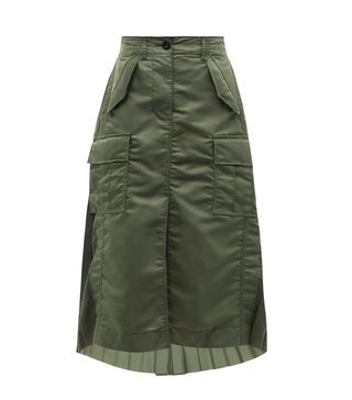 Sacai + Cargo-Pocket Skirt