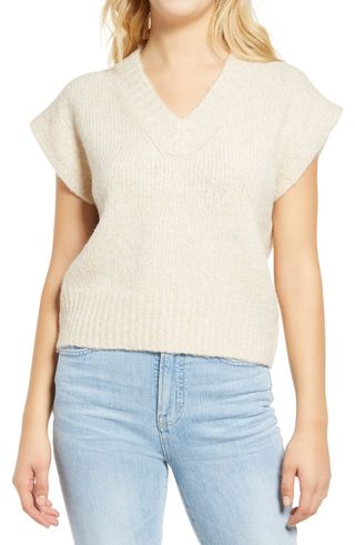 Madewell + Crop Sweater Vest