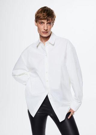 Mango + Oversize Cotton Shirt