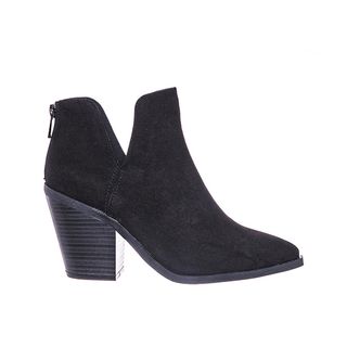 Bamboo + Double V-Cut Ankle Boots