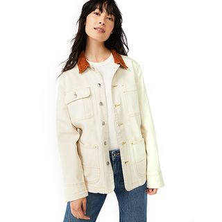 Free Assembly + Barn Jacket With Corduroy Collar
