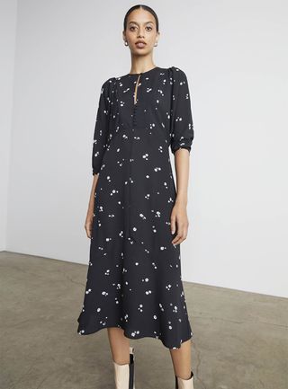 Who What Wear Collection + Vanessa Button Midi Dress