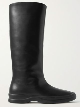 The Row + Town Leather Knee Boots