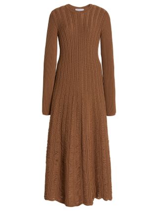 Gabriela Hearst + Django Drop-Stitch Ribbed Dress