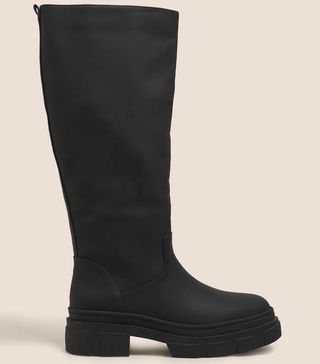 M&S Collection + Chunky Cleated Knee High Boots