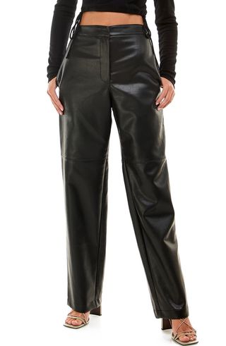 Wayf + Robertson Faux Leather Trousers