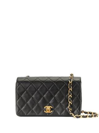 Chanel + Pre-Owned 1990 Quilted Full Flap Shoulder Bag