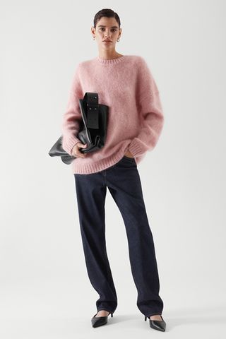 COS + Mohair-Blend Oversized Sweater