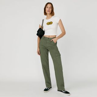 Reformation + Bailey High Rise Utility Pants