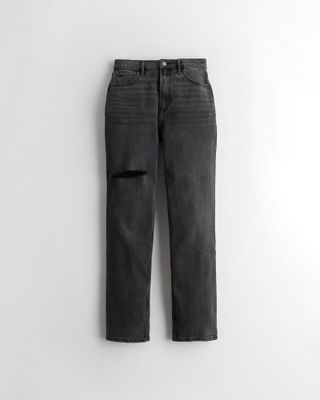 Hollister + Ultra High-Rise Stacked Vintage Straight Jeans