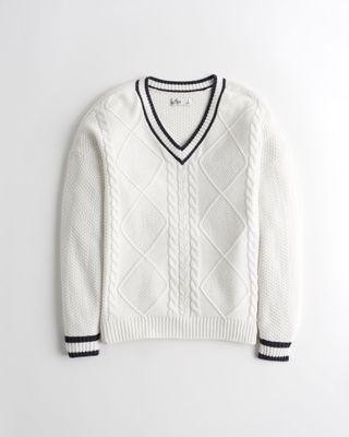 Hollister + Oversized Cable Knit Sweater