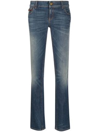 Gucci + Straight-Leg Low-Rise Jeans