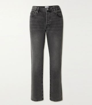 Frame + Le Slouch Low-Rise Straight-Leg Jeans