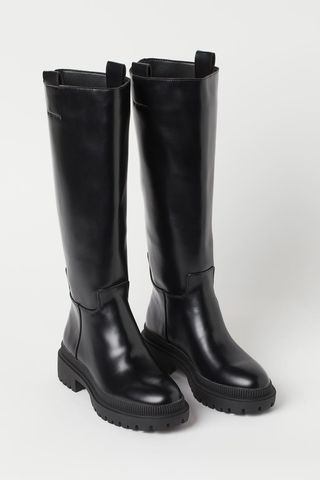 H&M + Chunky Knee Boots