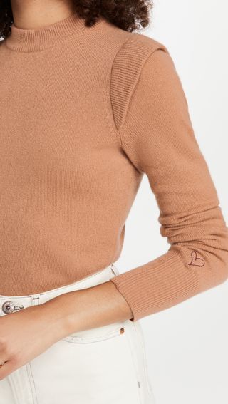 525 + Cashmere Pullover With Shoulder Detail