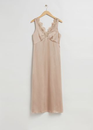 & Other Stories + Lace-Trimmed Camisole Dress