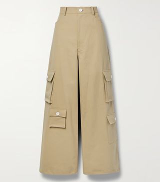 The Frankie Shop + Hailey Cotton-Twill Cargo Pants