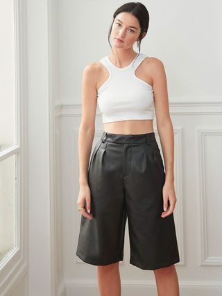 Pixie Market + Riley Leather Culottes