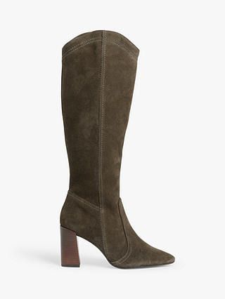 And/Or + Santino Suede Knee High Western Boots