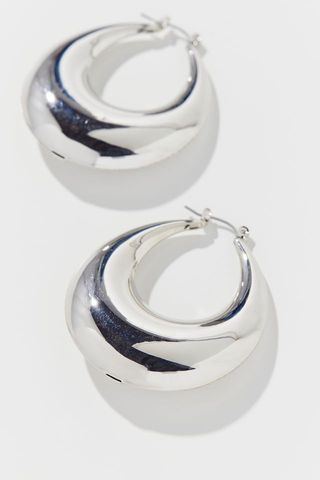 Urban Outfitters + Oversized Tapered Hoop Earring