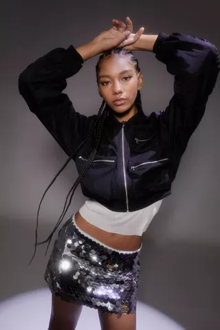 Urban Outfitters + Jodie Cropped Bomber Jacket