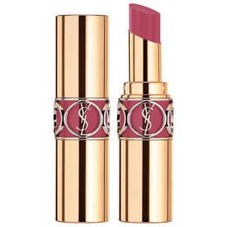 Yves Saint Laurent + Rouge Volupté Shine Lipstick Balm in 124 Rose Loulou