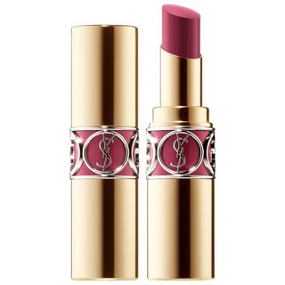 Yves Saint Laurent + Rouge Volupté Shine Lipstick Balm in Rose Nu