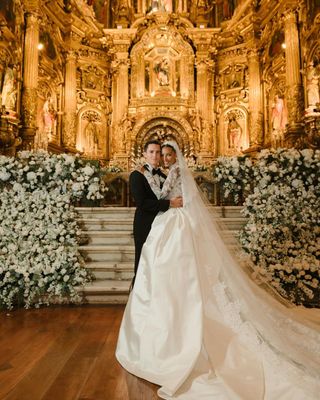 Jasmine Tookes s Wedding Dress Is Fit for a Princess Who What Wear