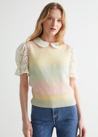 & Other Stories + Rainbow Knit Vest