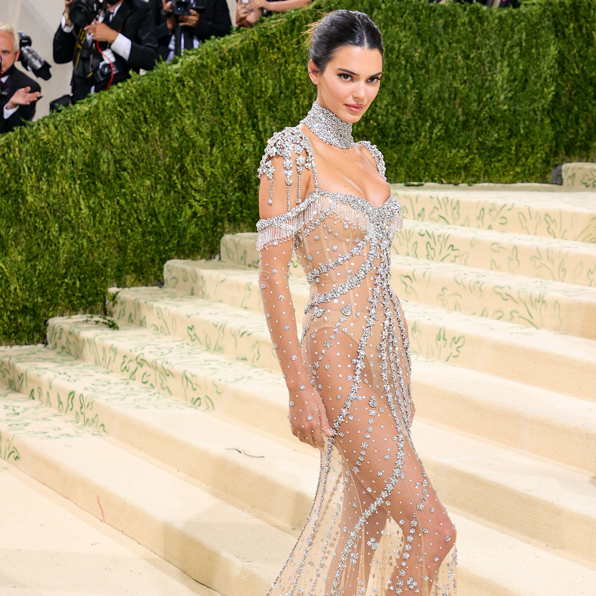 Jennifer Lopez Wears Double-Slit Dress Kendall Jenner Made Famous