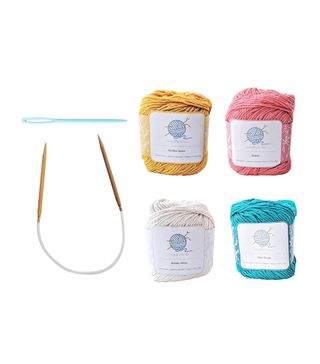 Mindfulknits + Beginner’s Knitting Kit with Knitting Needles