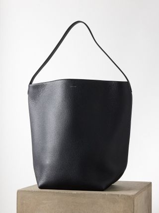 The Row + Park Grained-Leather Tote Bag