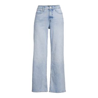 Free Assembly + High Rise 70's Wide Leg Straight Jeans