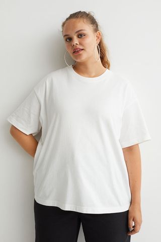 H&M + Oversized Cotton T-Shirt