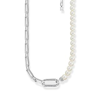 Thomas Sabo + Necklace With Links and Pearls