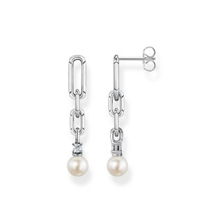 Thomas Sabo + Earrings With Links and Pearls