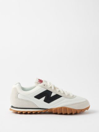 New Balance + Rc30 Suede and Mesh Trainers