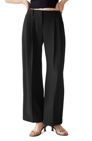 & Other Stories + Wide Leg Low Rise Trousers
