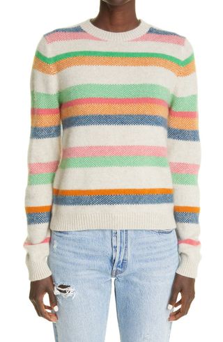 The Elder Statesman + Pace Stripe Cashmere Sweater
