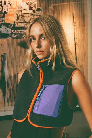 Zara + Fleece Vest