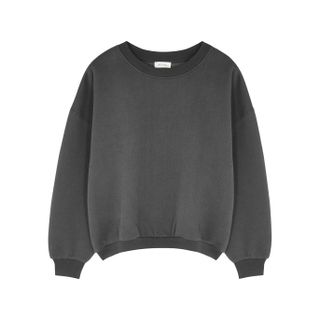 American Vintage + Ikatown Dark Grey Cotton-Blend Sweatshirt
